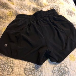 Lululemon running shorts size 6